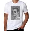FrDdie MRcury Shades Photo Vintage TShirt Basic Solid Tee For Daily Use TShirt