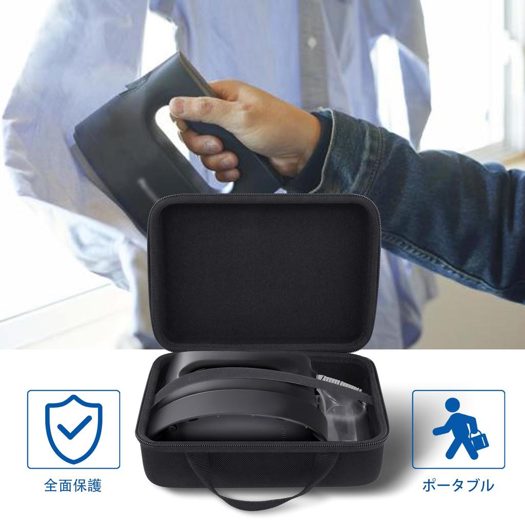 (Case Only) Panasonic Garment Steamer Storage Case for NI-FS70A/NI-FS60A/NI-FS40A Steam Irons, Black - Aenllosi