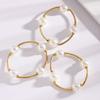 3Pcs/Set Universal Beaded Bracelet Set Pearl Multiple Layers Bracelet Stacked Bracelet  Party Wear