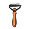 Cepillo profesional para quitar el pelo de mascotas, eliminador de pelo para perros, cortador de nudos de piel para cachorros y gatos, cepillos para el cuidado de perros, suministros para derramar