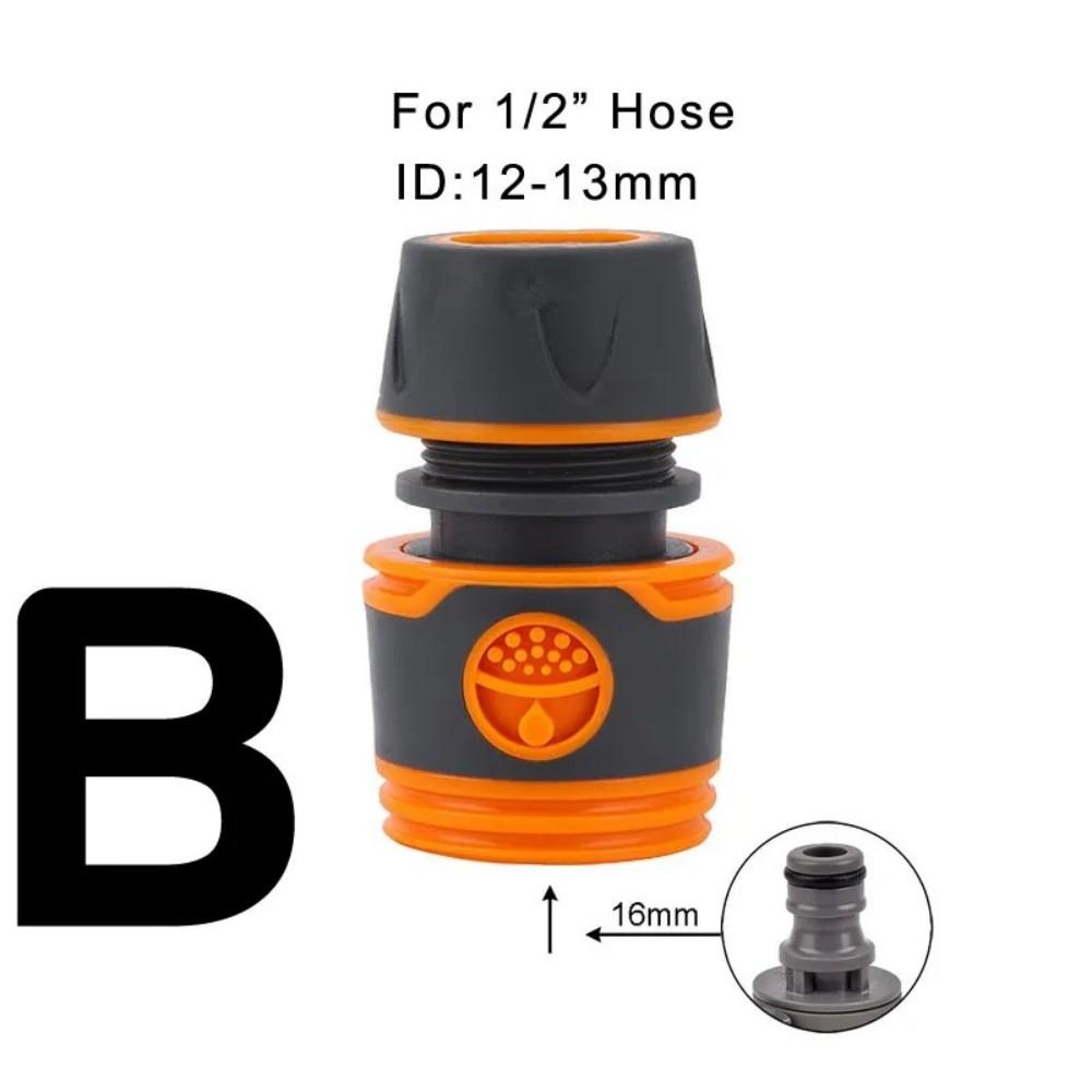 Garden Hose Quick Connector 1/2'' 3/4" Garden Water Pipe Car Wash Gun Joint Watering Pipe Fittings Pipe Connector Accessories