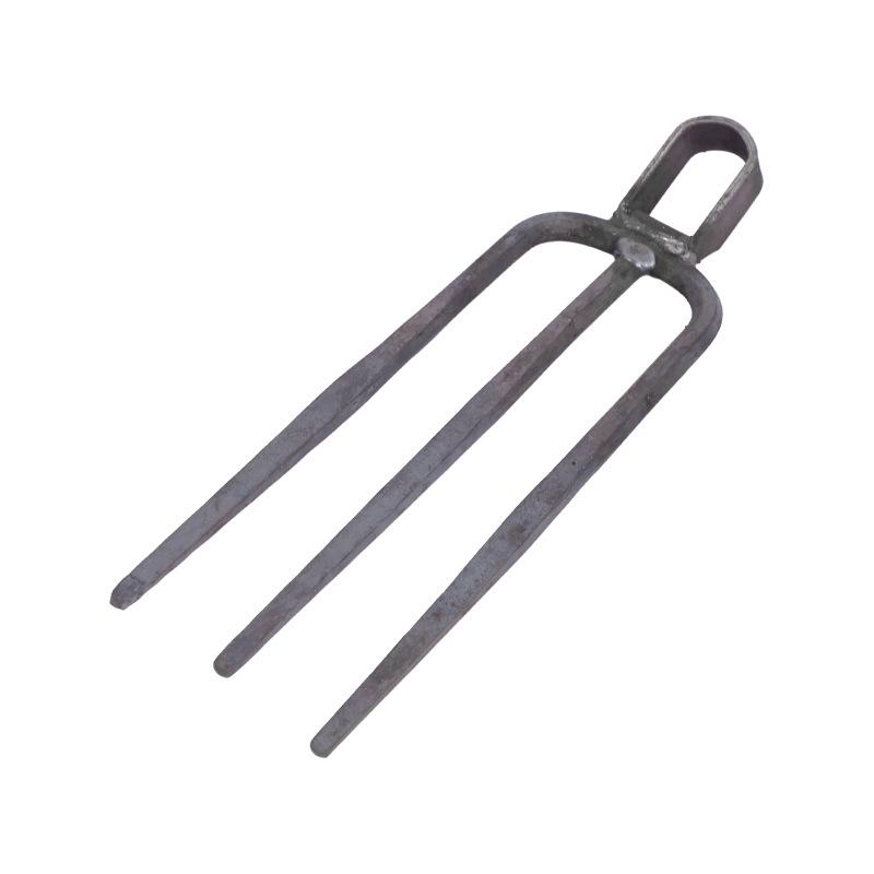 Rust-Proof Manganese Steel Garden Fork & Hoe: 2, 3, and 4 Tines for Digging, Soil Loosening, and Land Reclamation
