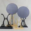 Elegant Chinese Style Bamboo Fan Stand Holder Bracket Rack Stand for StablesStylish Desktop Decoration Home Office Decor