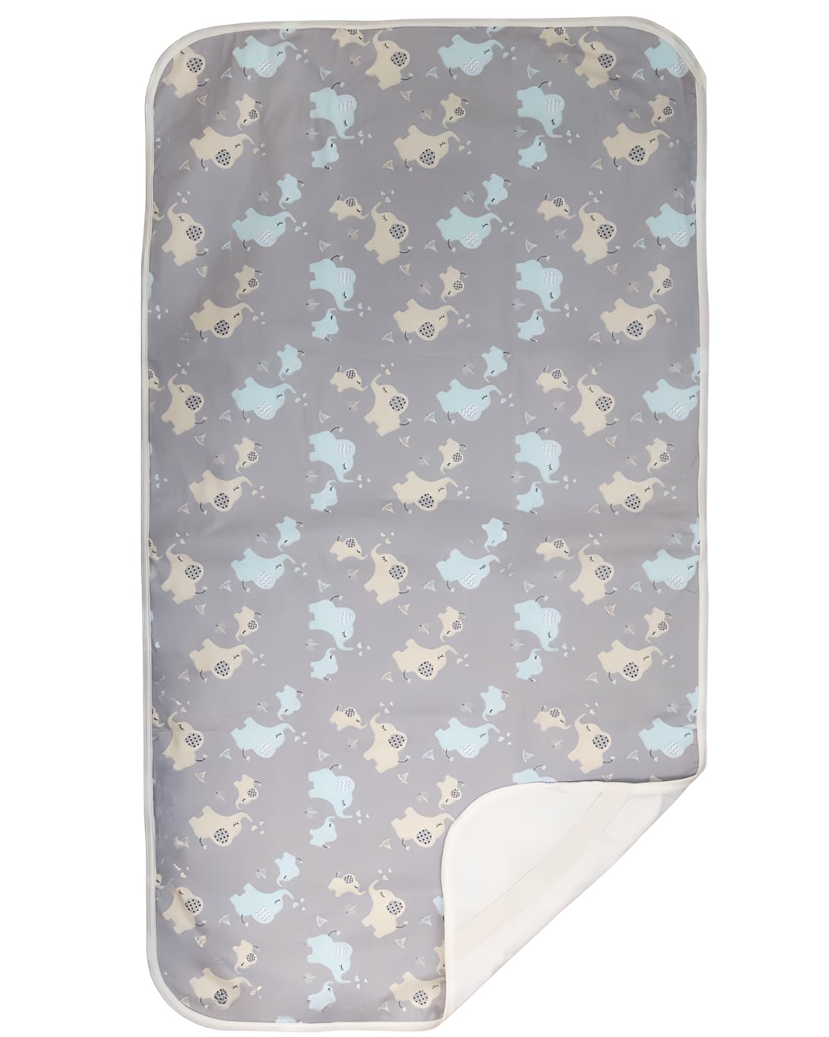 

La Kissa Водонепроницаемая простыня для энуреза 70x120см Ваша эластичная Подходит для ухода и домашних животных Младенцы, (Выберите дизайн), Углы, 100% хлопок, Детский сад,