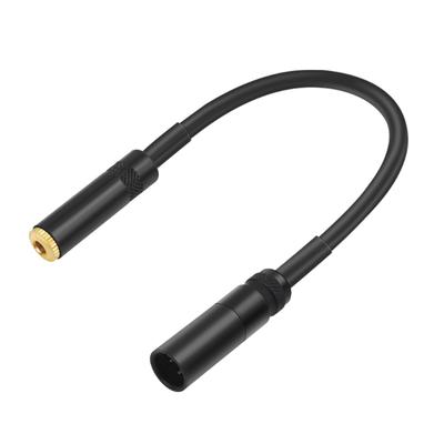 Mini 3-Pin auf 3,5-mm-Adapter Ausbalancierter 3,5-mm-Buchse auf Mini-3-Pin-Stecker Stereo-Adapter Buchse auf Mini-3-Pin-Stecker Adapterkabel für Mikrofone