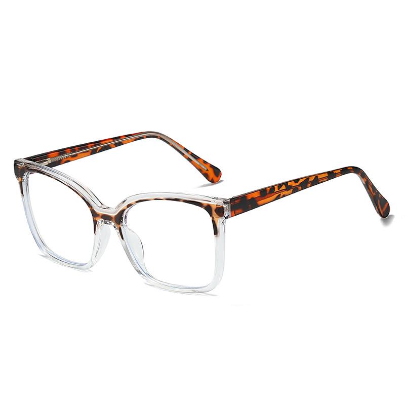 TR HD Cat Eye Blaulichtfilterbrille: Stilvoller europäischer und amerikanischer Farbblock-Trend