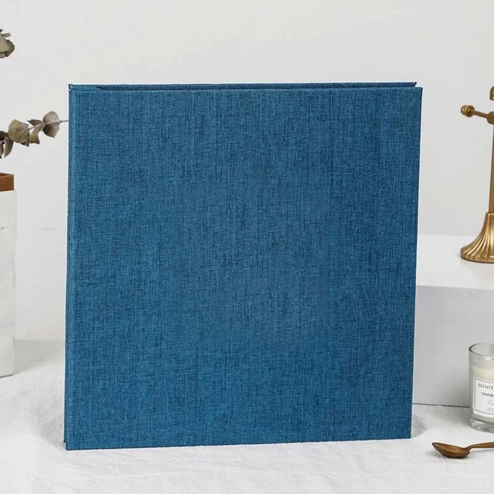 DIY Retro Family Large-capacity Self-adhesive Lamination Simple Linen Photo Album