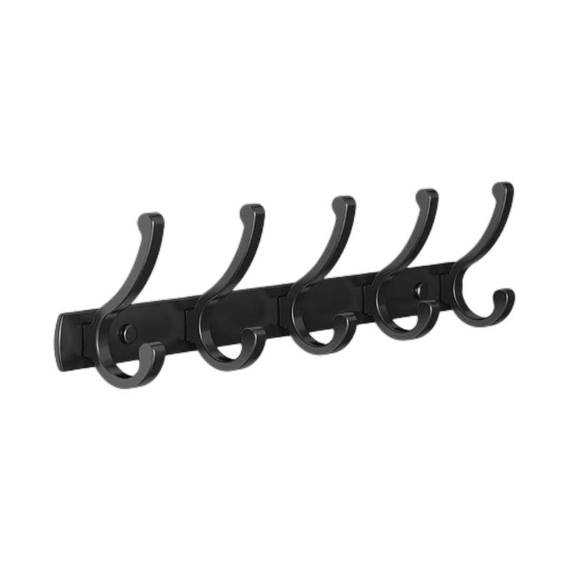 Over The Door Hook Heavy-Duty Door Hanger Coat Rack with 3/4/5 Hooks Hangers for Hanging Keys Hats Clothes Umbrellas