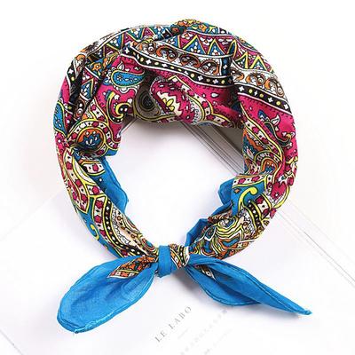 Bandana Square Scarf Multicolor Paisley Headband Wrap Handkerchief for Unisex