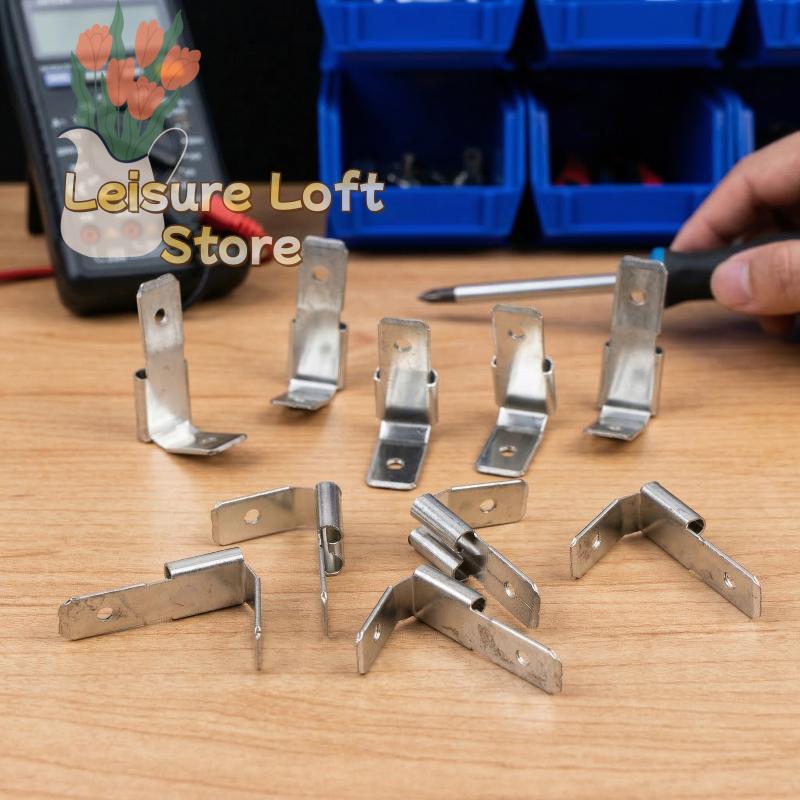 6.3 Mm Double Piggyback Spade Connectors Voltage Drop Wear And Tear Resistant