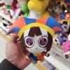 Cute The Amazing Digital Circus Plush Keychain Set 3pcs Pomni Jax Caine Soft Mini Dolls for Fans Bag Charm and Birthday Present