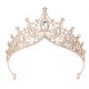 Tiara Couronne de Luxe de Mariée avec Diamant Princesse Anniversaire Performance Couronne Bandeau Accessoires Cheveux Accessoires Robe