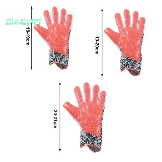 1 Pair Soccer Goalie Gloves Wear-resistant Impact Resistant Non-slip Texture Breathable Strong Grip Goalkeeper Gloves Goalie Gloves Sports Supplies