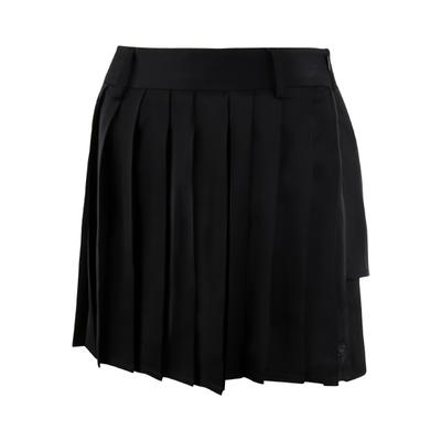 Henry Stuart Women'S Double Pleated Skirt Black