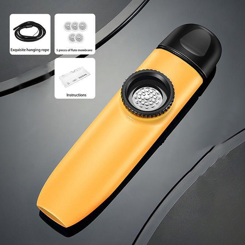 British Themed Musical Whistle Toy; Compact ABS Kazoo Flute; Easy Learning Instrument for Kids