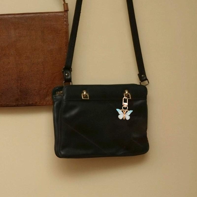 Lightweight Luggage Accessory With Butterfly Shape And Reinforced Metal Hook Fashion Bag Pendant Bags Charm for Women