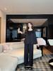 Ice Pure Maiden: Sweet Princess-Style Lace Pajamas - Long Sleeve, Light Luxury Ice Silk for Spring & Autumn