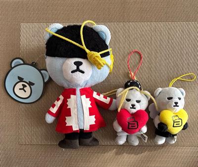 [USED] BIGBANG KRUNK YG Daesung Plush Neck Pouch with Tag and More