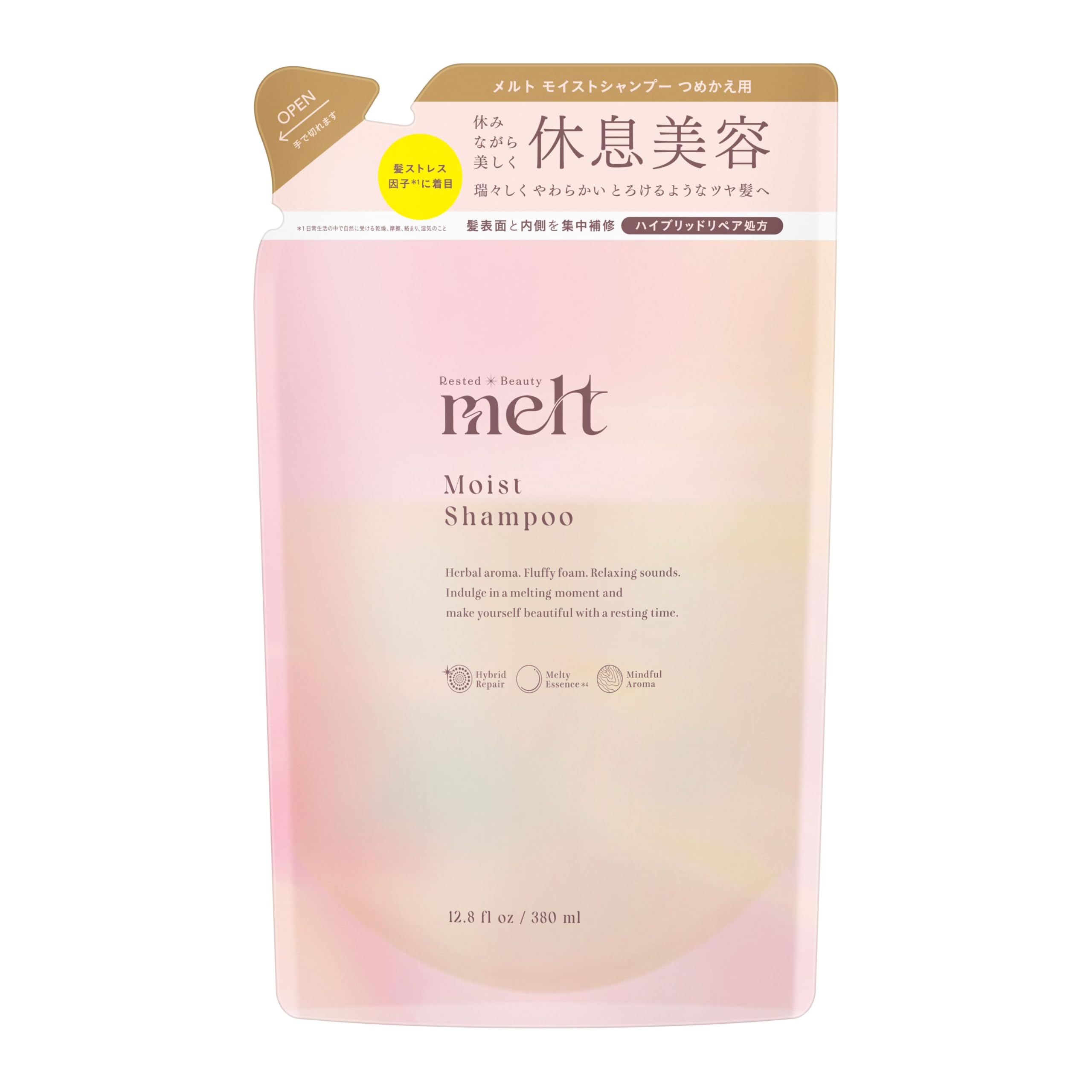

Melt Moist Shampoo Refill 380ml Rest Beauty