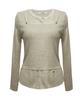 Metapeo Met Daily Layered Merino Wool Blended Knit Set Beige