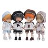 HIGHAWK Obitsu 11 clothes OB11 Obitsu doll 11cm body costume sailor uniform uniform 12 minutes bid P9 doll navy Obitsu body 3 piece set (duck blue)