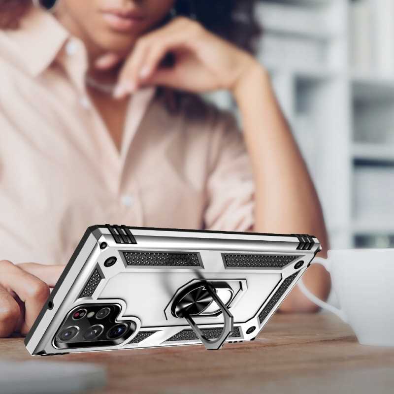 Sc Ring Nx Galaxy S22 Ultra Srebrny