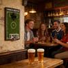 Football Field Beer Bottle Opener Wall Mounted Beer Cap Remover Wooden Soccer Field Sign for Bar Kitchen Game Room Unique Gift for Football Lovers