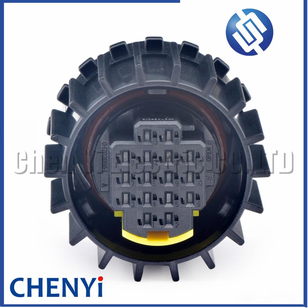 16 Pin Auto waterproof connector truck Engine wiring harness plug 1-1703964-1 1719909-1 1703963 0-1703966-1 For Xichai Weichai