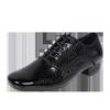 Cowhide modern dance shoes men's soft-soled performance leather ballroom dance ballroom dance Latin dance square dance jazz dance shoes
