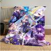 Genshin Heroes  Blanket Soft And Portable All Season Home Bed Sofa Blanket Office Travel Nap Break Warm Blanket