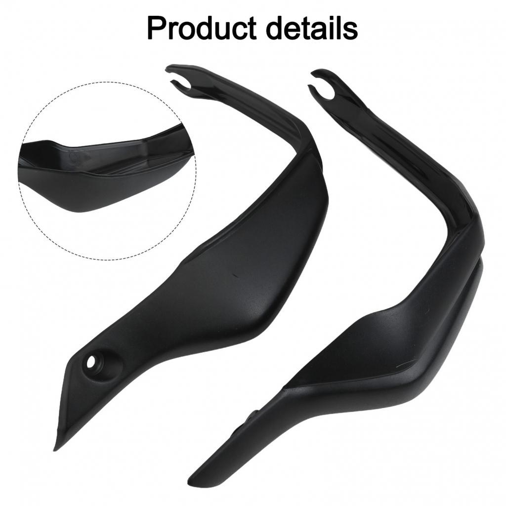 Sleek and Functional Motorcycle Handguards Designed for Riding Safety