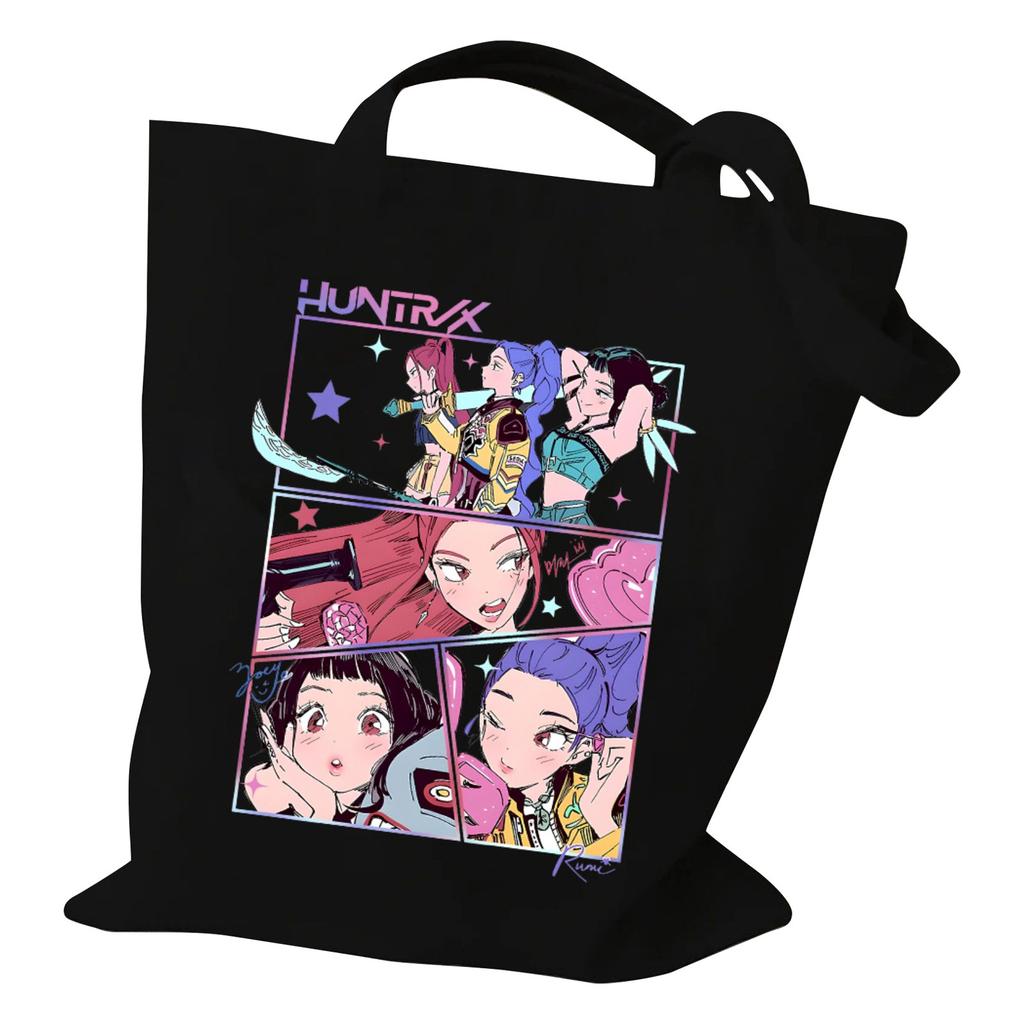 Printed Canvas Bag Women's Handbag One-shoulder Fashionable Student Canvas Bag Daily Shopping Bag