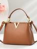 Elegant 2025 Women's Korean Style One-Shoulder Crossbody Bucket Handbag