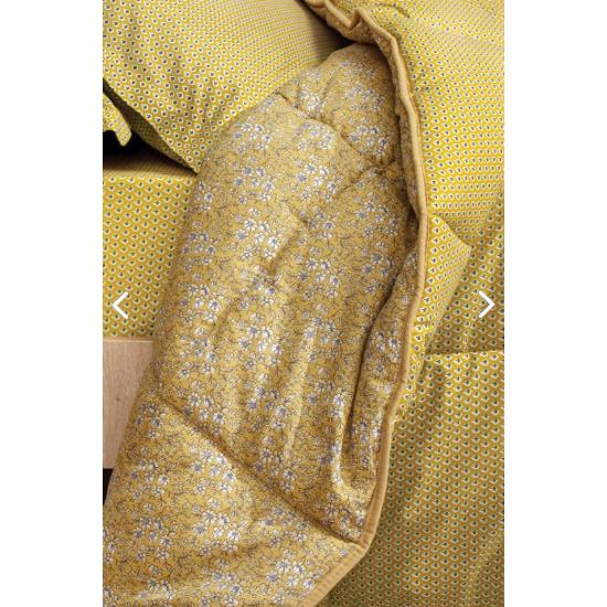 Thalia Tek Kişilik/Çift Kişilik Yorgan - Safran %100 Pamuk