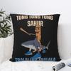 Brr Brr Patapim Tree Monkey Throw Pillow Cover Polyester Decorative Pillow Italian Brainrot Meme Funny Pillowcover Home Decor
