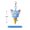 Tom & Jerry Plush Toys: Cat Pendant & Mouse Keychain Charms for Kids