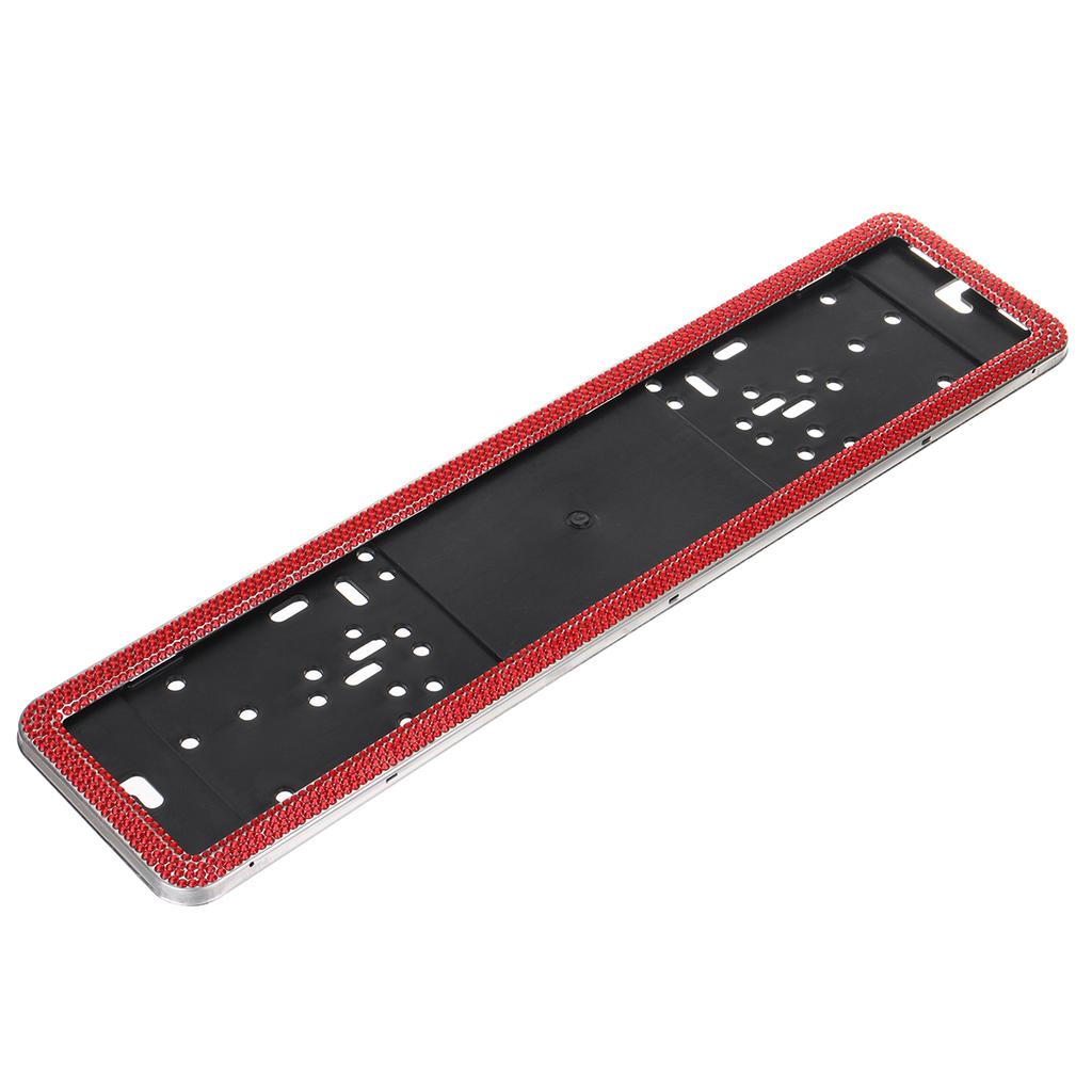 1PCS Universal an License Plate Frame Russian Car Licence Number Plate Frame Crystal Diamonds License Plate Holder