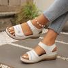 Fashion 2025 New Fashion Wedge Sandals for Women Summer Thick Sole Non Slip Beach Shoes Woman Lightweight Platform Sandals