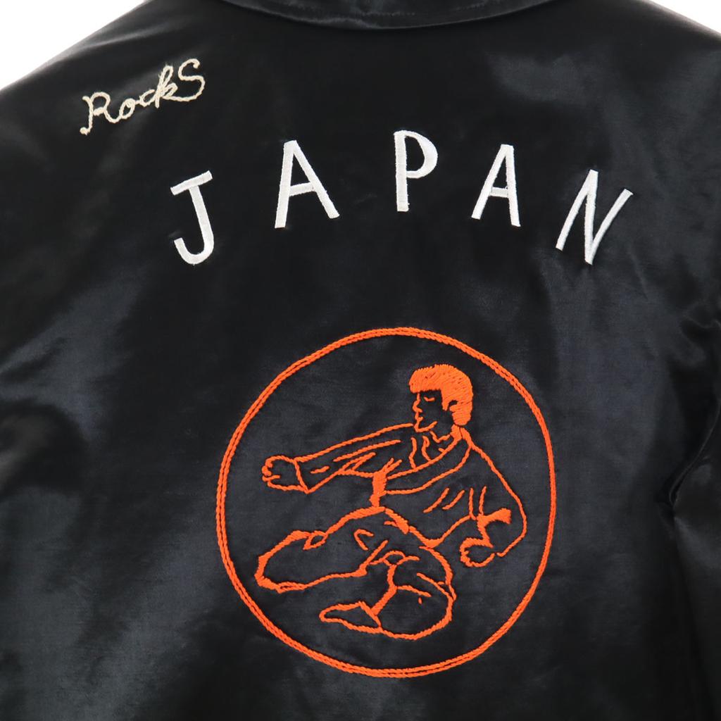 OZONE ROCKS made in Japan Back stab_ Zip jacket Black series Women Used