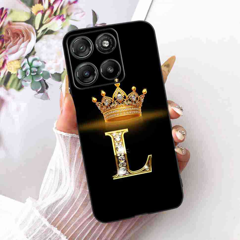 For Motorola Moto G67 Power Case Couple 26 Letters Cover Soft Silicone Phone Cases For Moto G 67 G67 Power Bumper