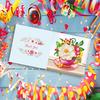 12pcs Diamond Paper Cards Christmas Embroidery Kit 5D DIY Diamond Painting Christmas Postcards Handmade for Birthday Festival