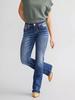 Stylish Women's Embroidered Micro-Flare Denim Jeans