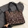 New Popular New Large Capacity Commuter Bag Leopard Print Bag Fashion Patchwork Single Shoulder Women's Tote Bag