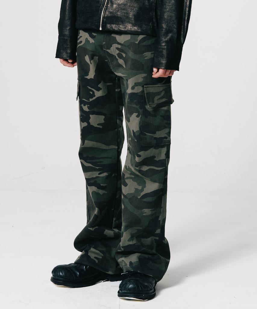VASTIC Bootcut Camo Cargo Pants_Khaki