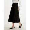 JUZUI Simple Commuter Triacetate A-Line Skirt