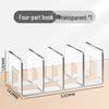 Touch Fish Transparent Acrylic Four-Tier Bookends