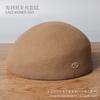 Autumn and winter new metal standard wool beret women's retro versatile temperament elegant face little mother painter hat