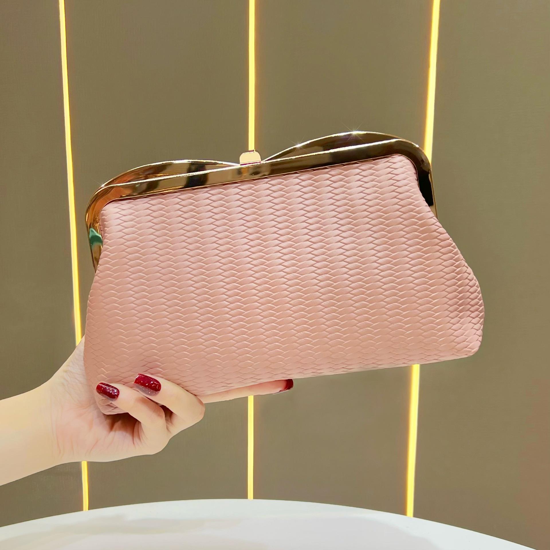 

Hand-held Evening Bag High-end Fashionable Crossbody Bag for Ladies Handbags шампанського