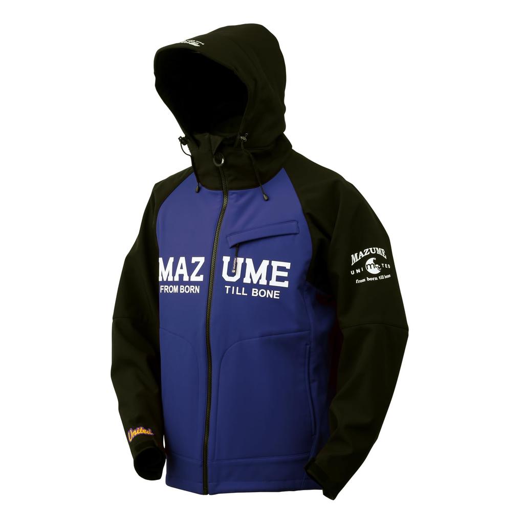 mazume Wind Cut Jacket Double Tone Black x Navy S MZFW-728-11