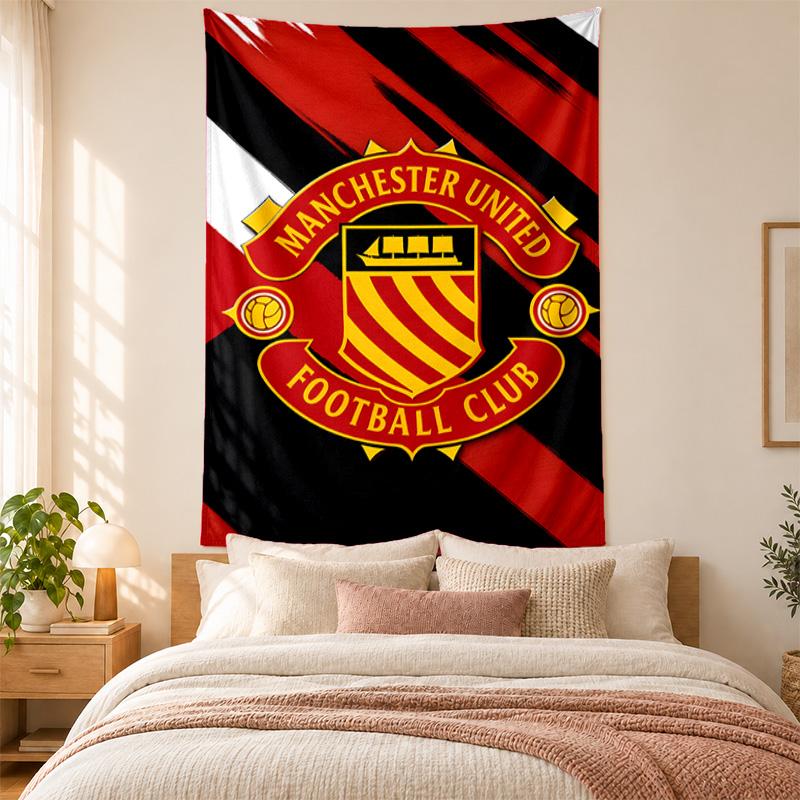 FC Manchester Tapestry highquality for decorating living room bedroom dorm walls ideal as bedroom wallart orholiday gift
